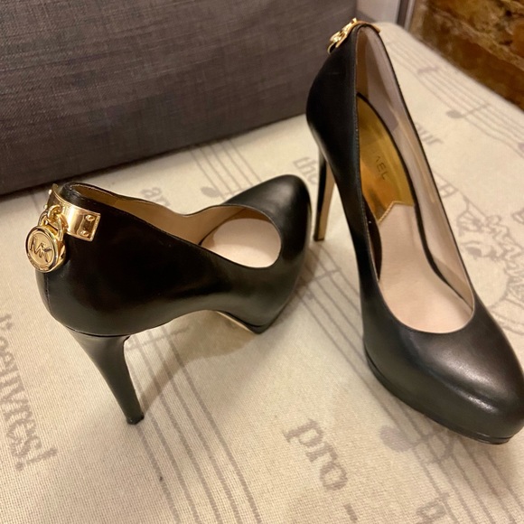 Hamilton Black Michael Kors Hamilton Open Toe Flex Michael Kors